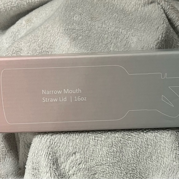 IRON•FLASK BUBBLE GUM 16OZ NARROW MOUTH STRAW LID 16OZ •F*NEW* - Picture 2 of 4